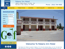 Tablet Screenshot of fabensinnmotel.com